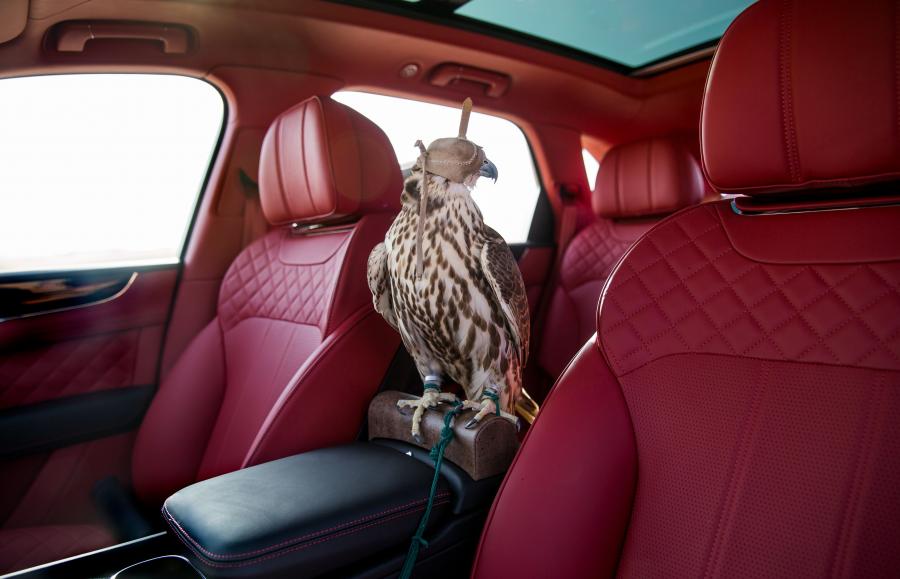 Детали интерьера Bentley Bentayga Falconry by Mulliner 2017 года  (фото 7 из 9)